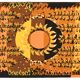Aubusson tapestry "fleur solaire"