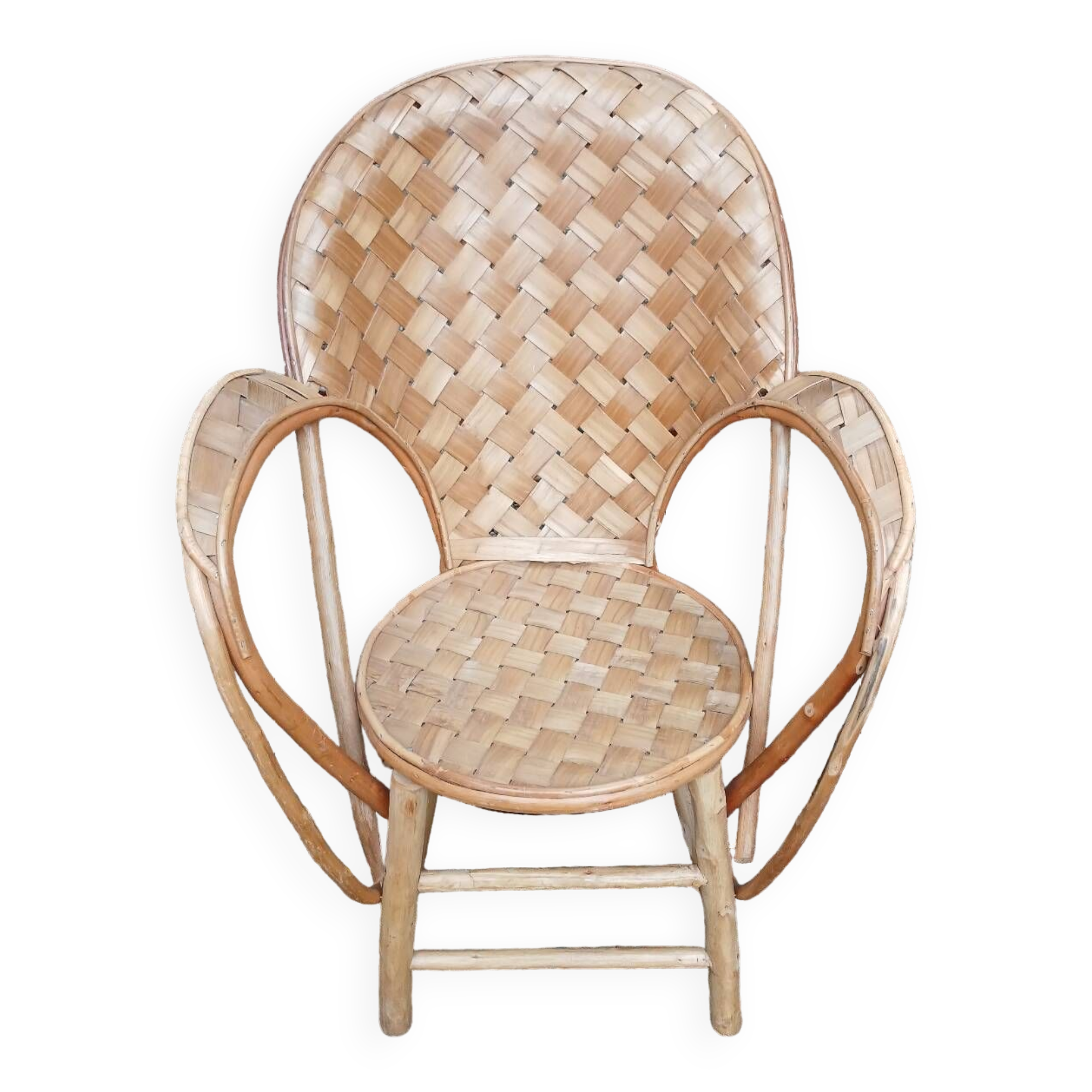 Chestnut armchair, 1960