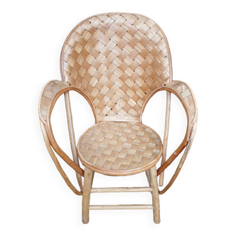 Fauteuil en châtaigner, 1960