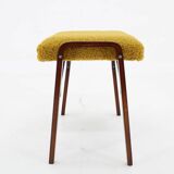 1960s Beech Restored Stool, Czechaolsovakia