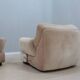 Vintage pair of velvet armchairs MARIANI 1970s