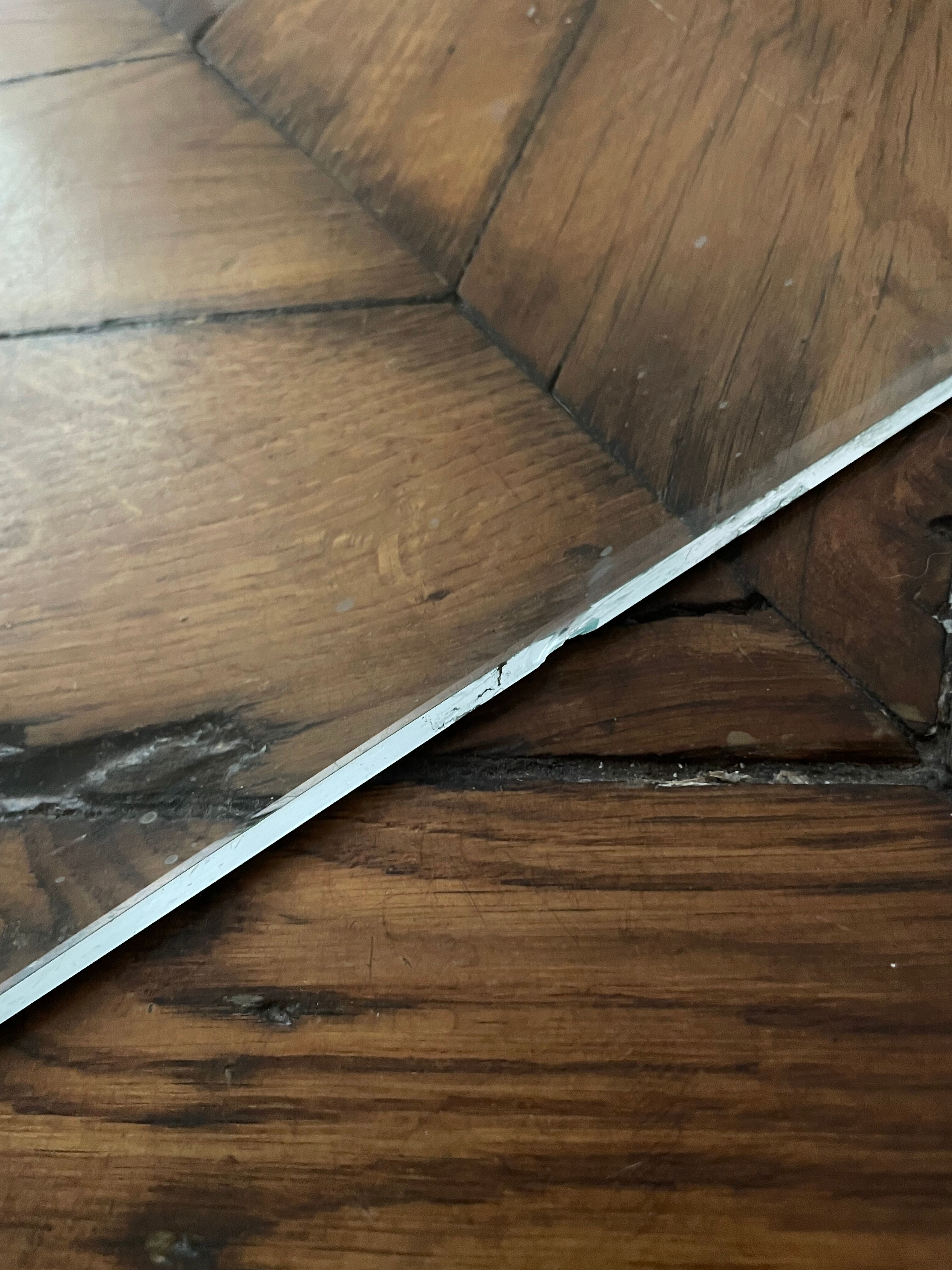 Vintage coffee table Italian design curved glass and travertine