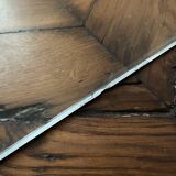 Vintage coffee table Italian design curved glass and travertine