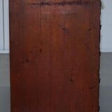 Small Victorian desk in solid walnut with drawers.