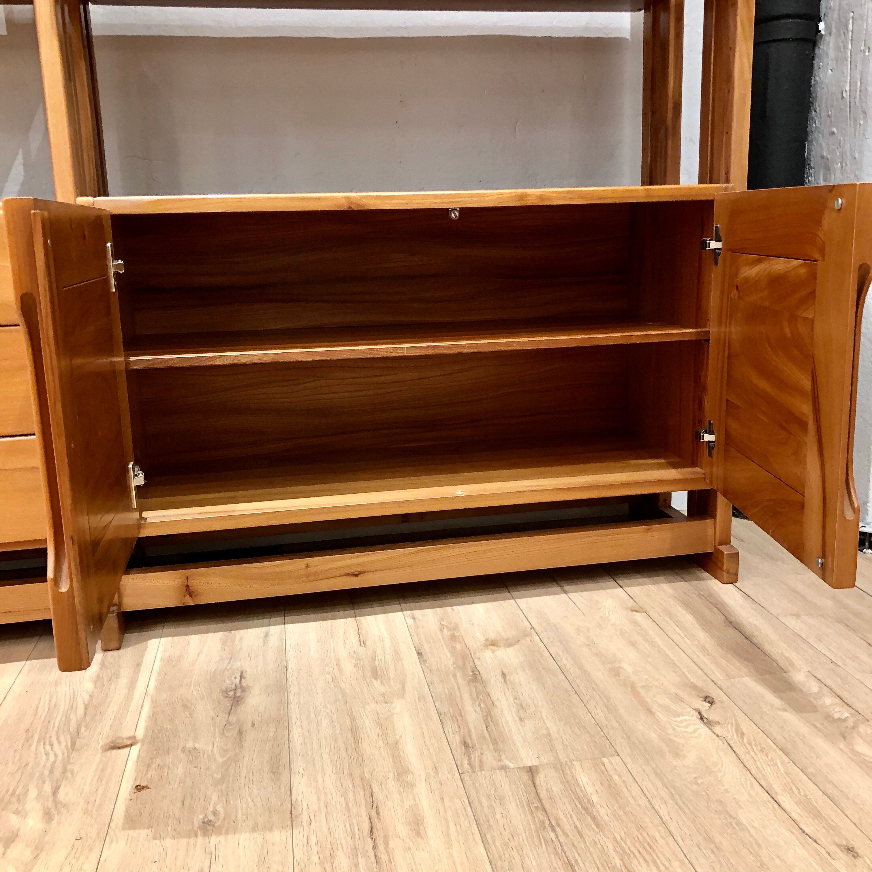 Regain 1970 modular library in solid elm