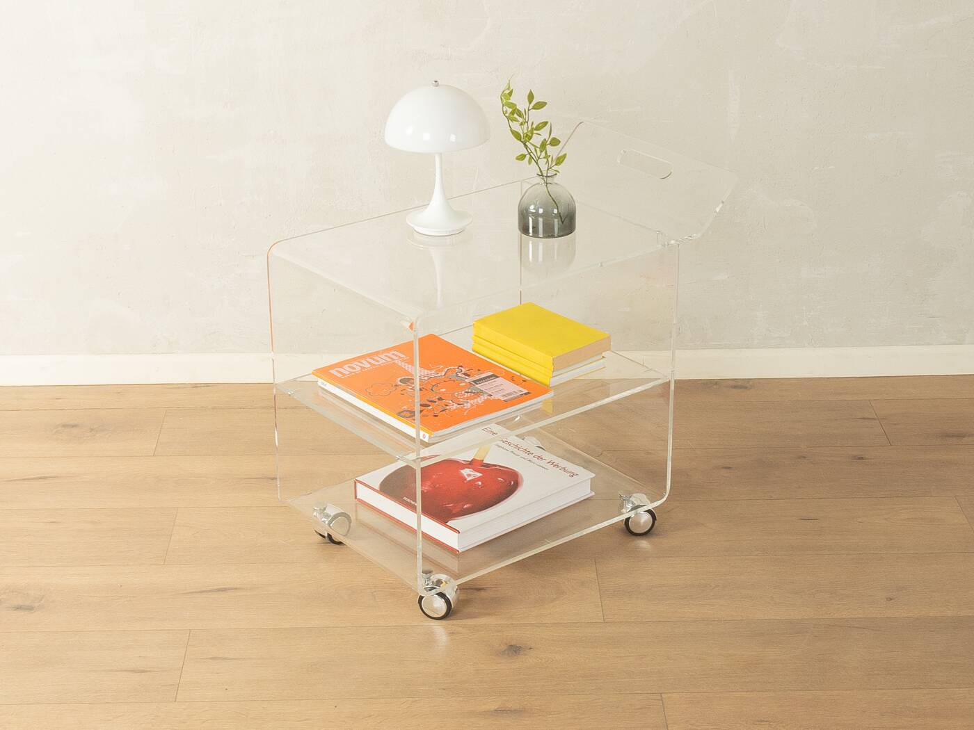 Table d'appoint de l'ère spatiale des années 1970