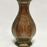Vase en bronze émaillé