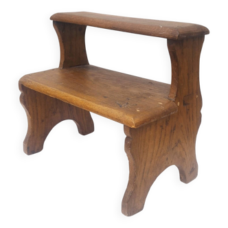 Wooden step stool vintage country decoration