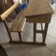 Bureau d écolier deux places bois