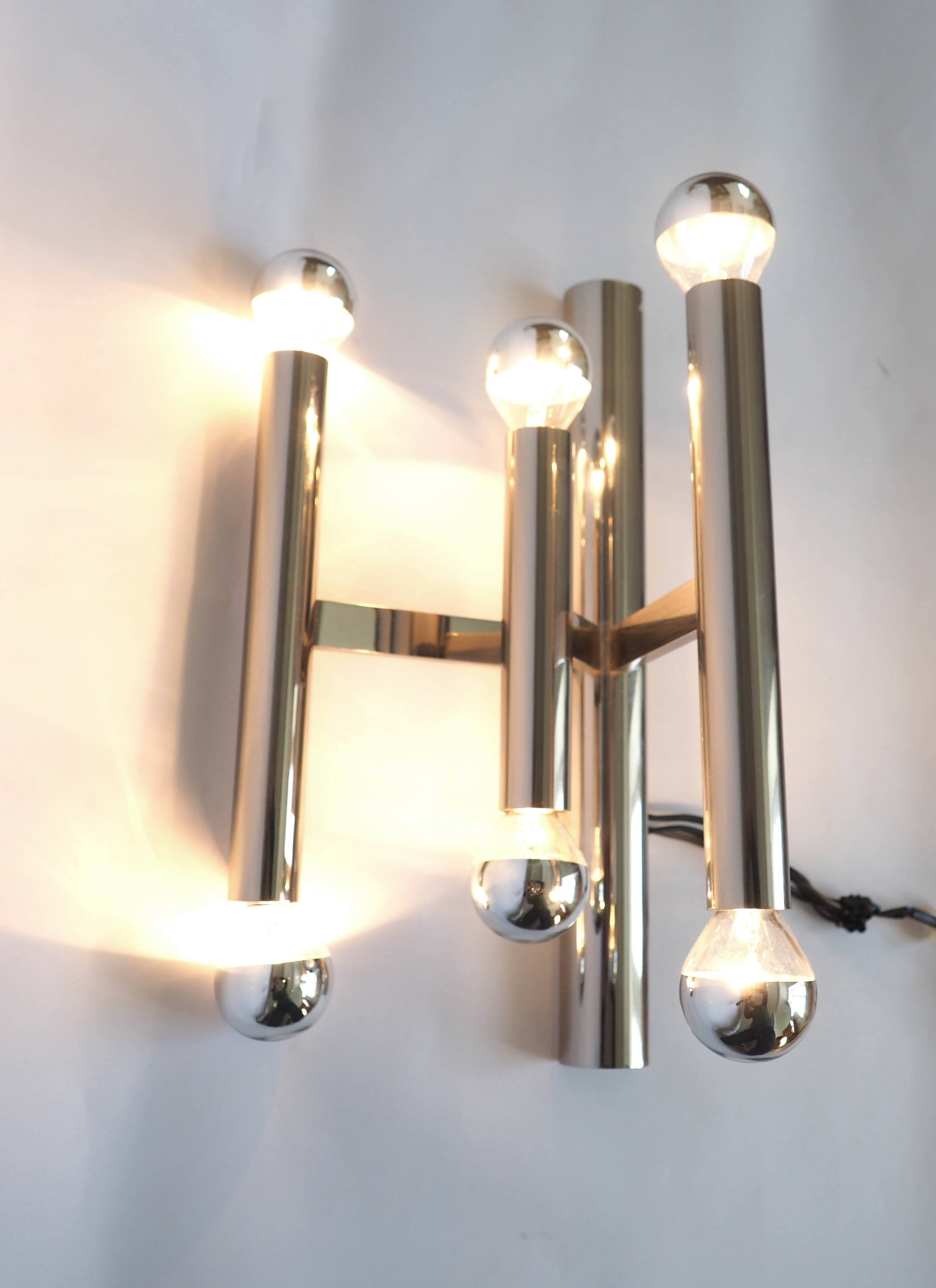 Sciolari 3-arm 6-light wall light