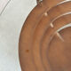 Designer coffee table, foot and circular top from the 60s