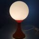 Lampe boule pied tulipe des années 60-70
