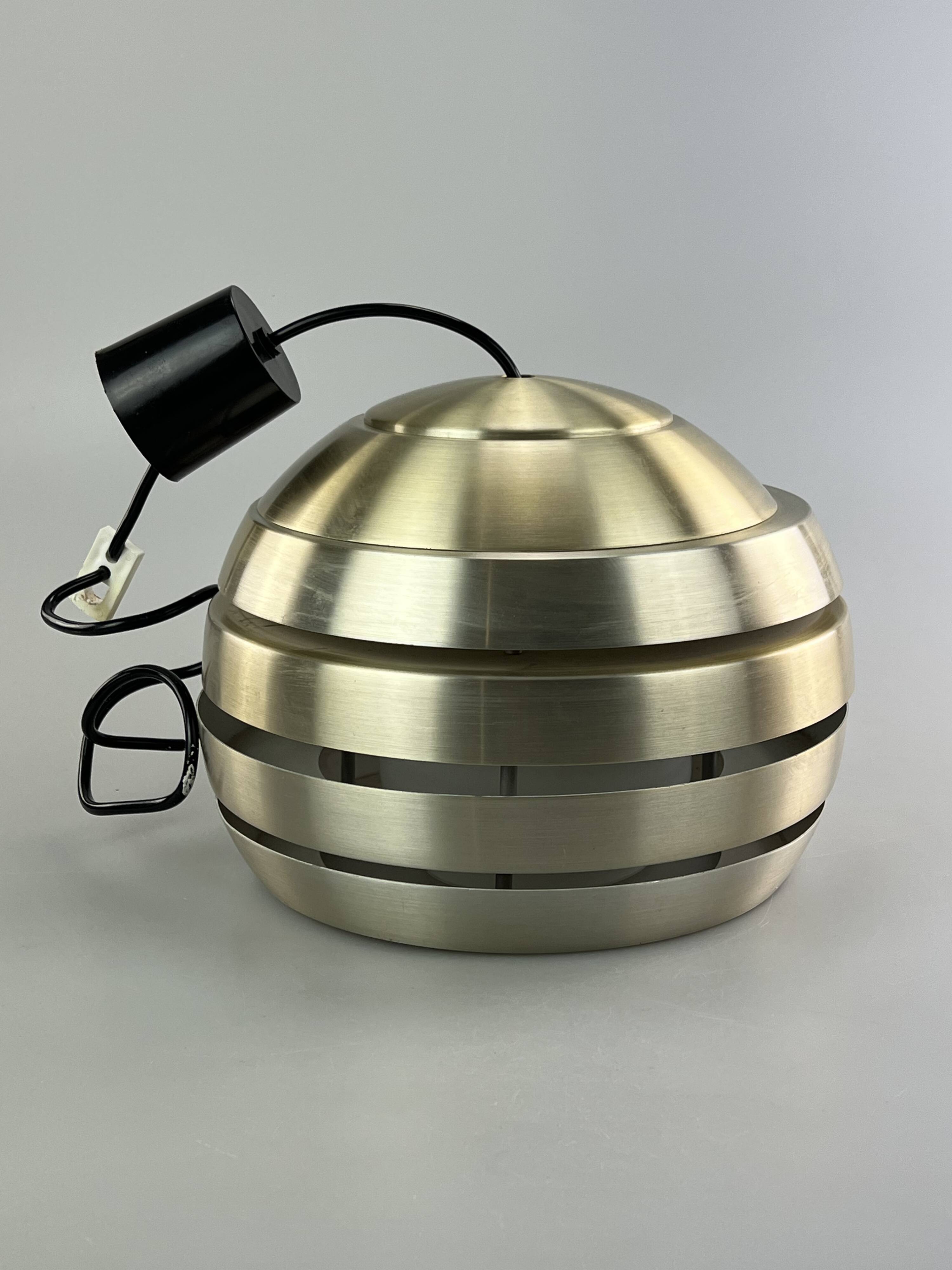 60s 70s lamp light ceiling lamp aluminum space age design 60s 70s