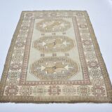 Handknotted Oushak Floral Rug sku 3441