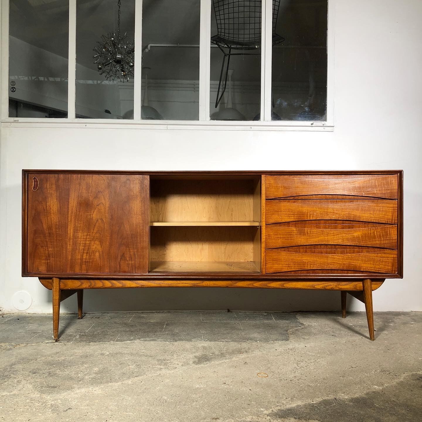 Teak sideboard by Oswald Vermaercke, 1950