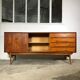 Enfilade en teck par Oswald Vermaercke, 1950