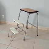 Vintage folding stepladder 60s