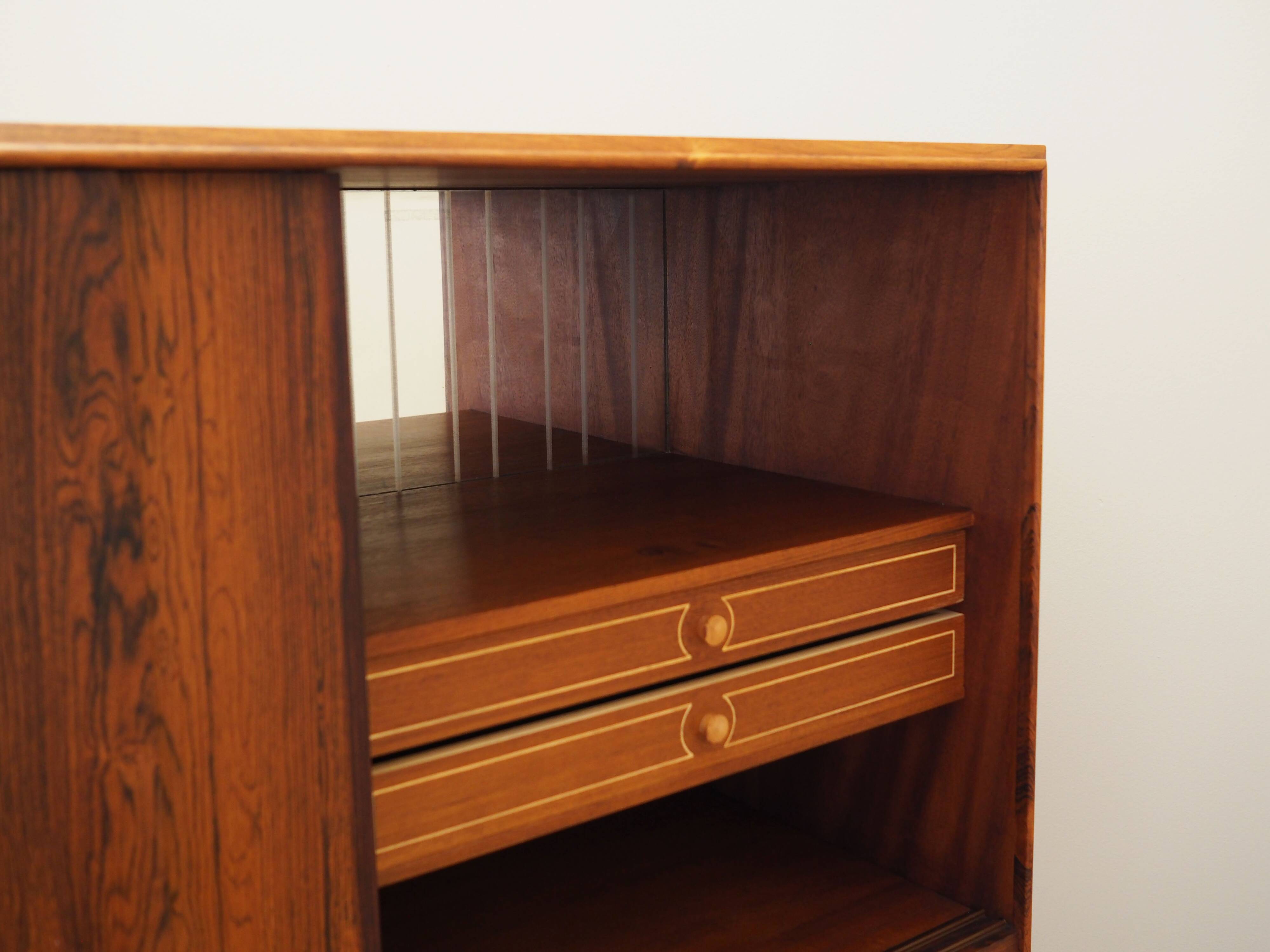 Rosewood highboard, Danish design, 1960s, designer: E.W. Bach