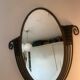 Art deco wrought iron mirror