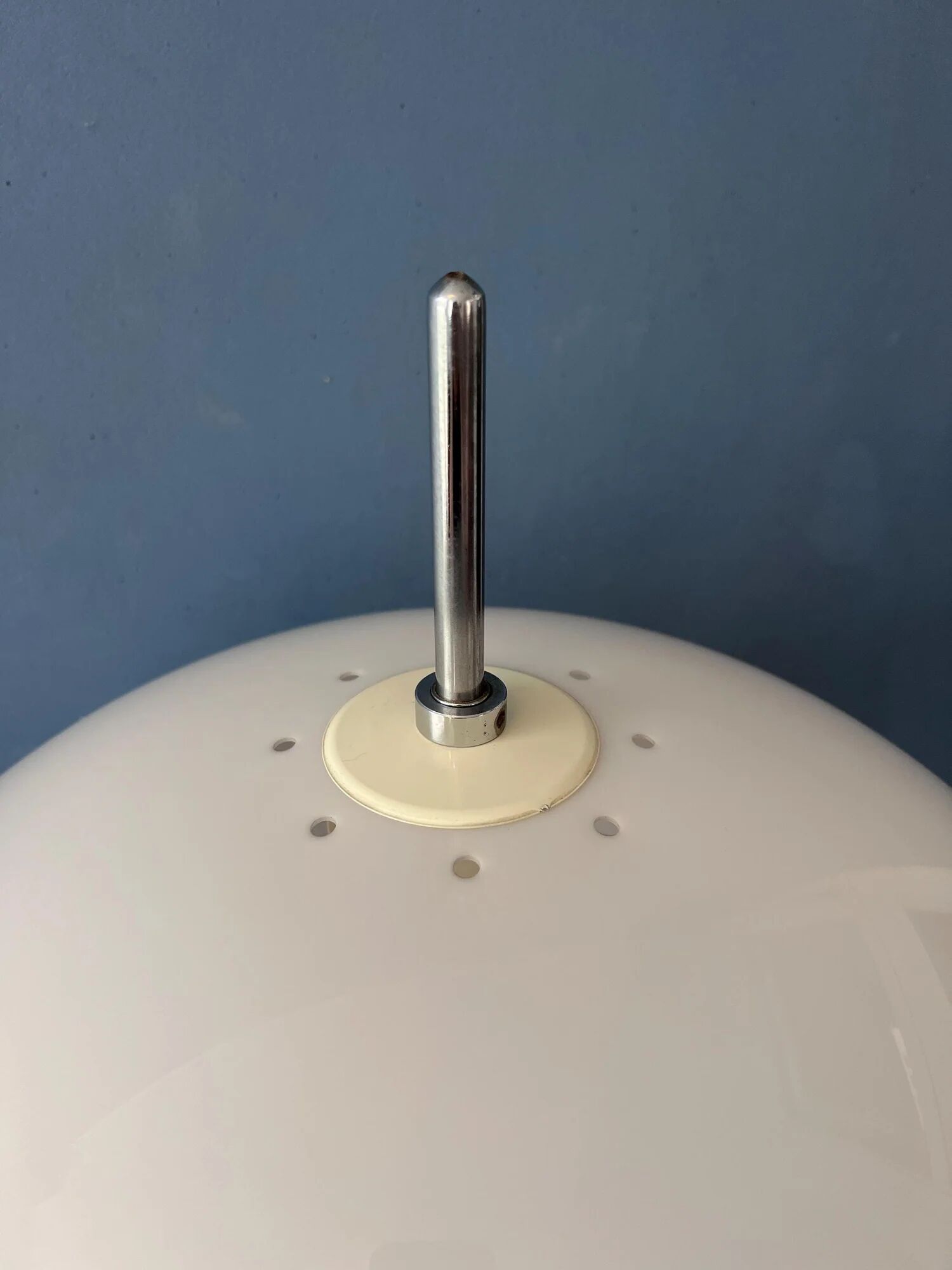 Vintage GEPO Space Age Mushroom Floor Lamp, White Acrylic Glass Shade