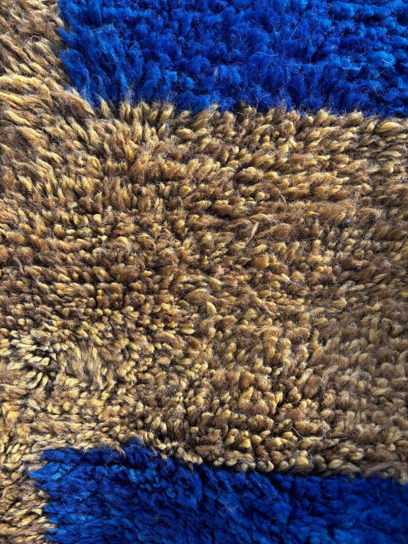 Blue Moroccan rug, authentic Moroccan rug 150/250cm