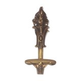 Old brass coat rack hook