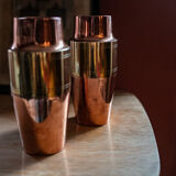 Copper vase forms a shaker