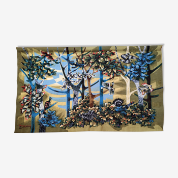 Tapestry the forest of Robert debiève