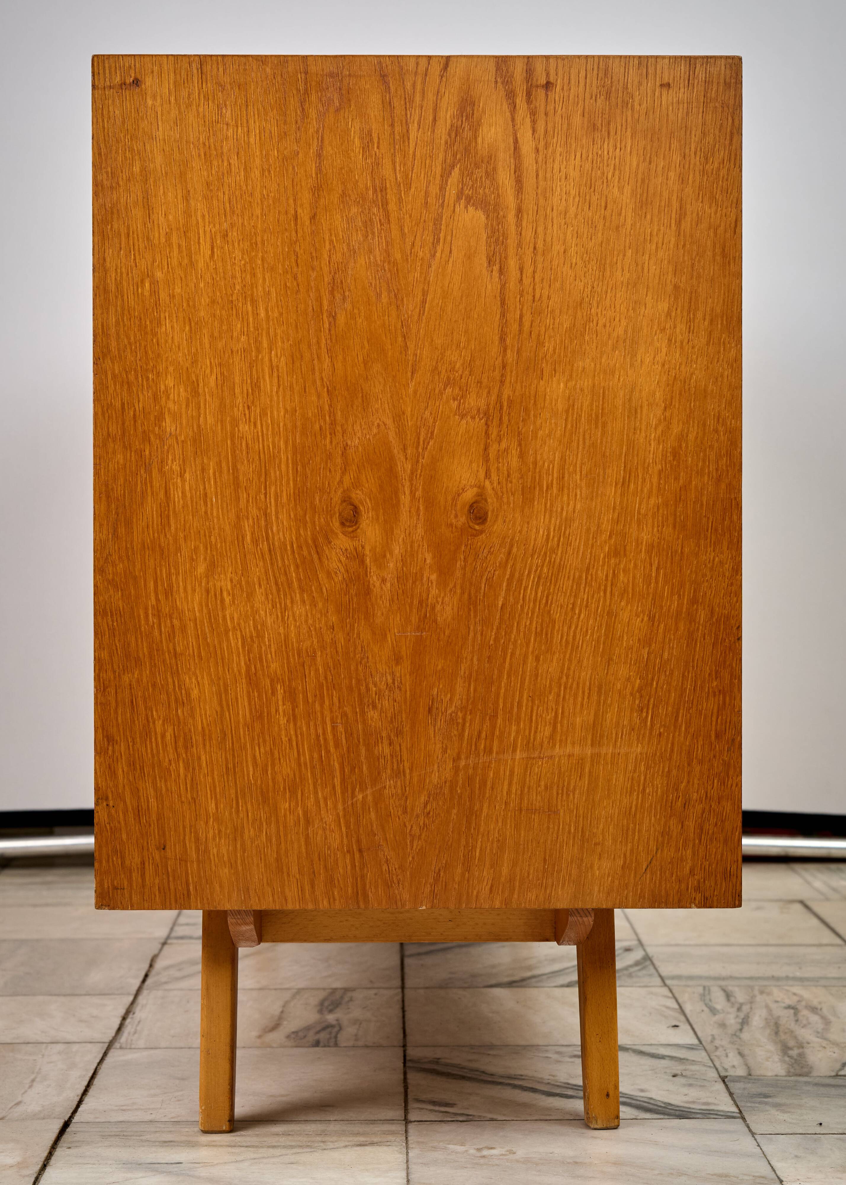 Vintage Oak Sideboard by Jiří Jiroutek, 1960s, Czechoslovakia