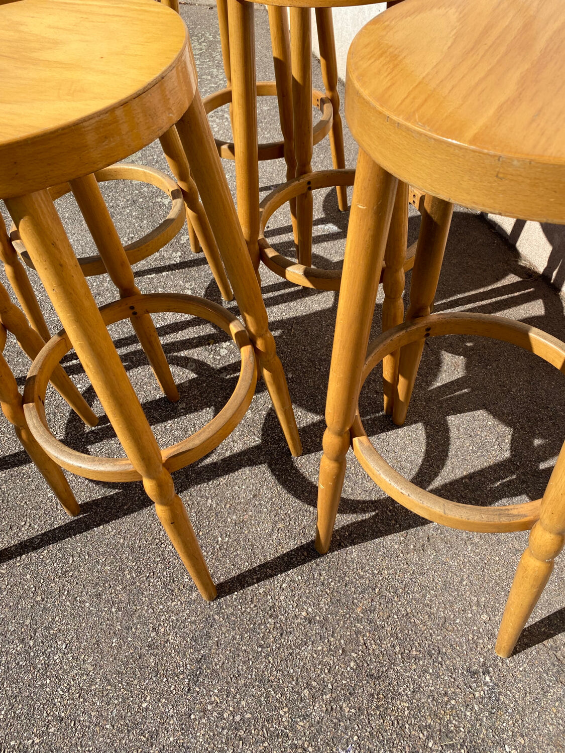Set of 6 Baumann bistro stools