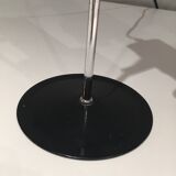 Adjustable lamp in black lacquered metal and chrome France 70s