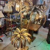 Palm floor lamp three heads