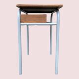 Small school desk and vintage chair