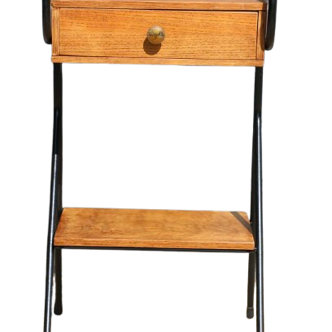 dark bedside table 1960