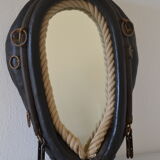 Brutalist mirror horse collar