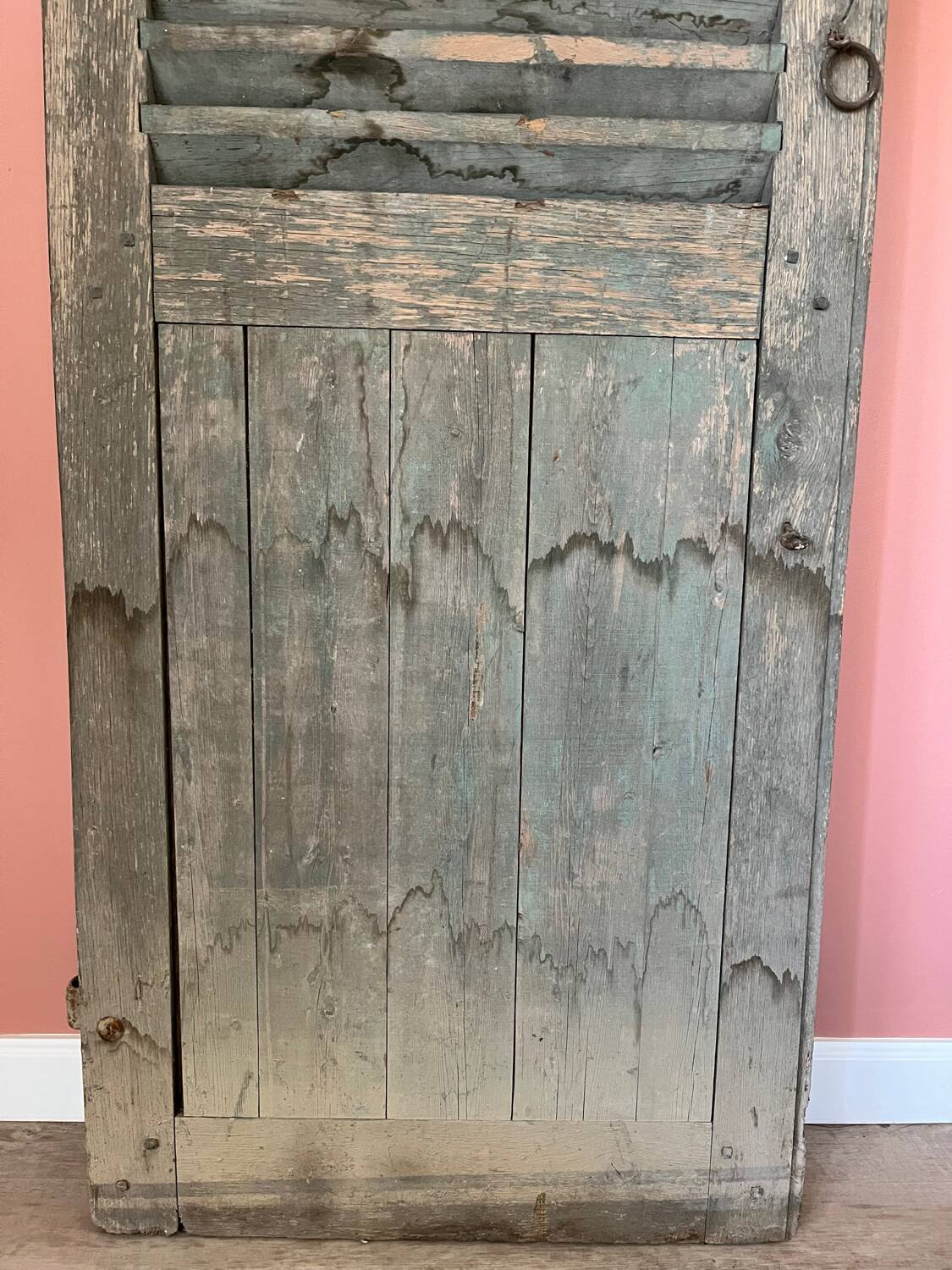 Old shutter blinds