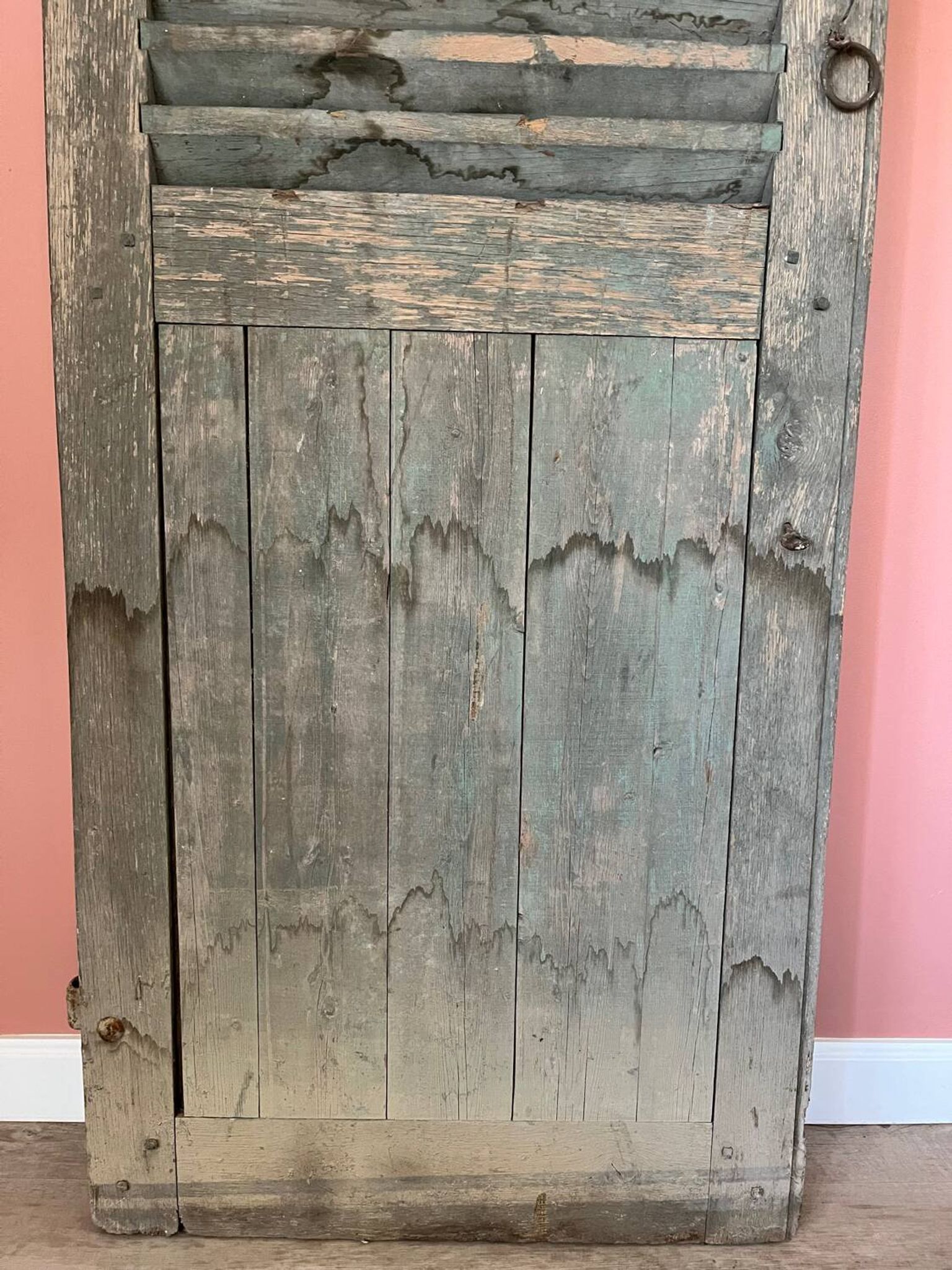 Old shutter blinds