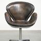 Chaise de bureau/côté Aviateur en cuir de vachette vintage Timothy Oulton Devon Spitfire