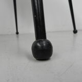 Vintage coffee table with round formica top