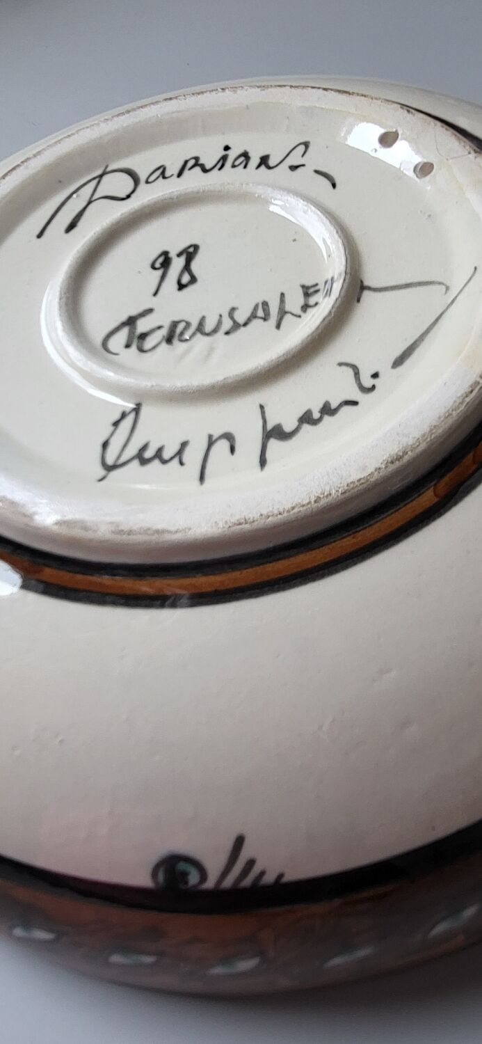 Arman Darian ceramic dish