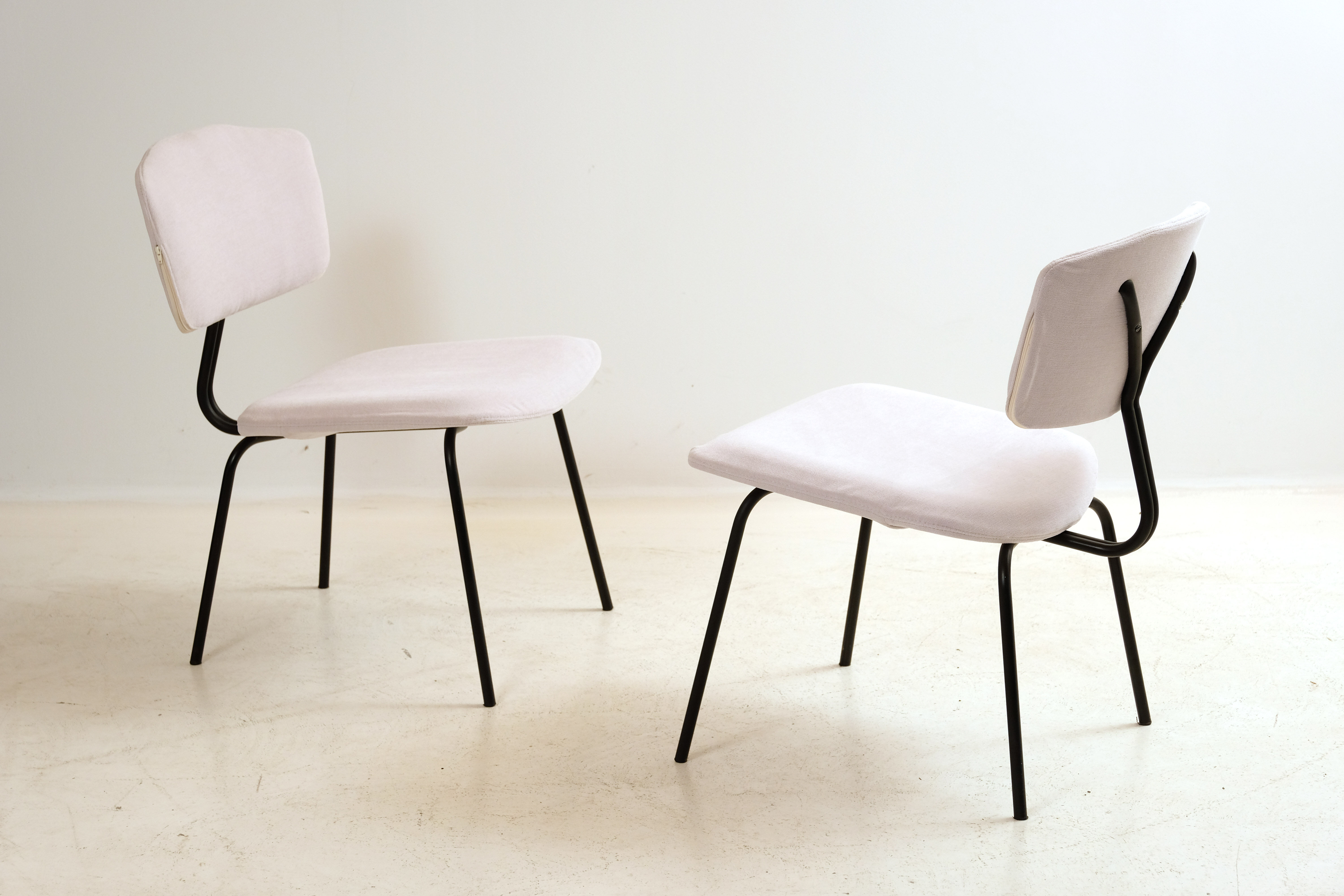 Pair of chairs Sunday C. Sclafert 1950's