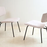 Pair of chairs Sunday C. Sclafert 1950's