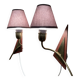 PAIR OF SCANDINAVIAN DESIGN WALL LIGHTS 1950.