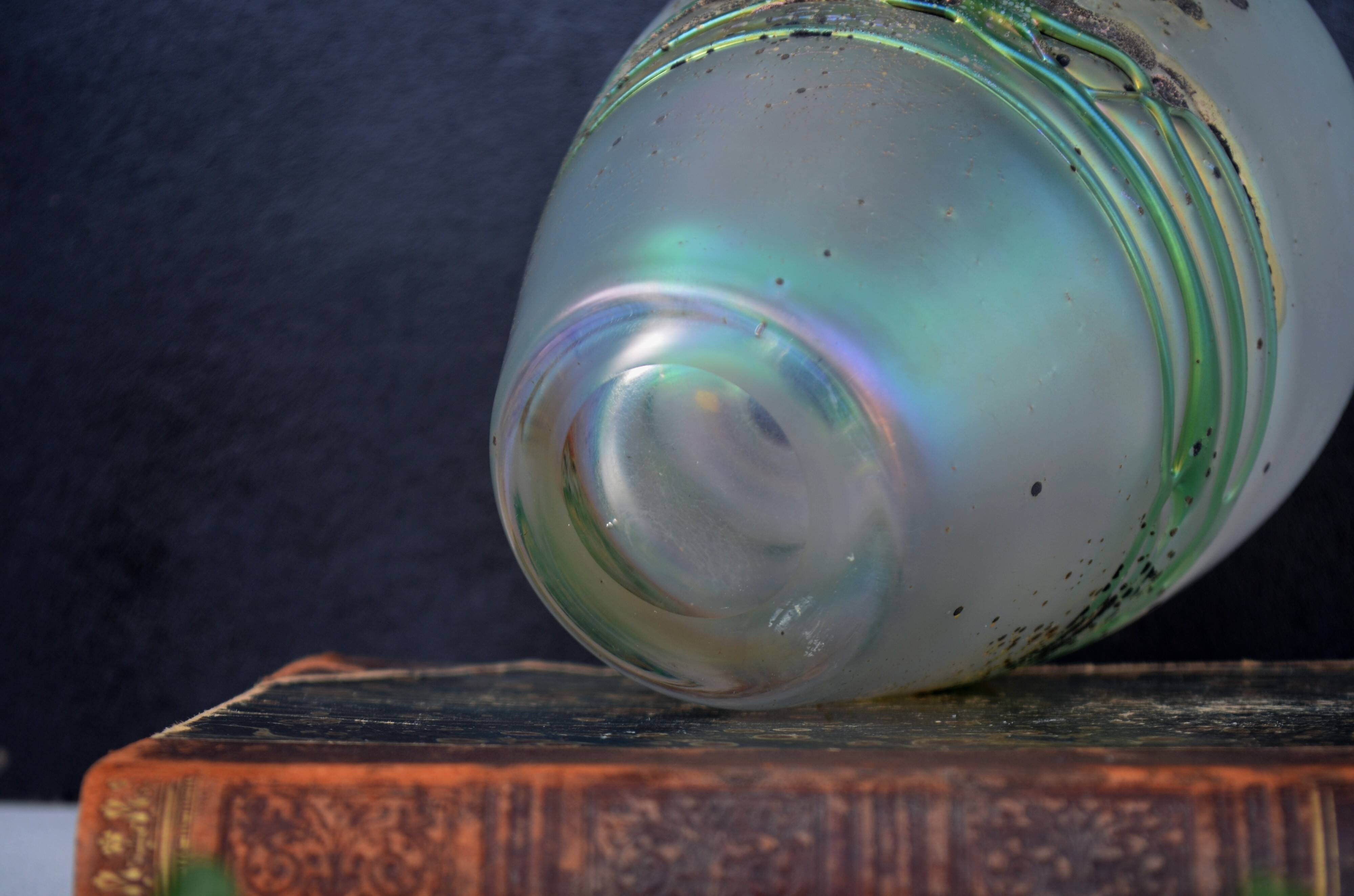 Freiherr von Poschinger Iridescent Glass Vase