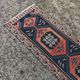Vintage Anatolian runner rug in wool from the 1950s.