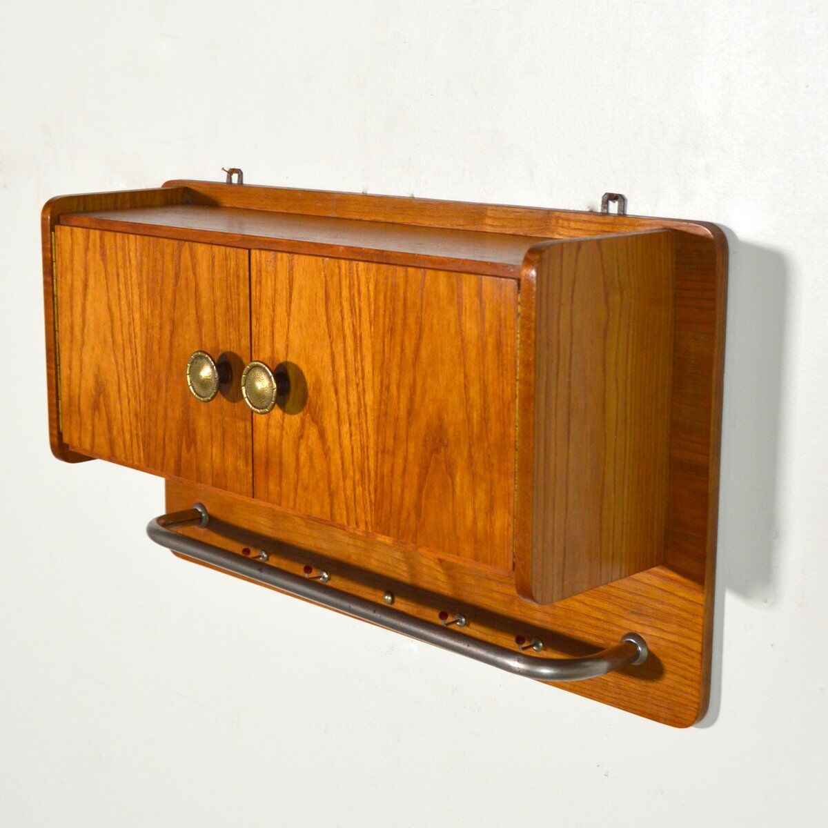 Wall shelf 2 doors 1950s