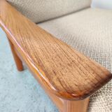 Juul Kristensen teak armchair pair for Glostrup, Denmark 60s