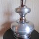 Lampe de salon, Haute, aluminium et inox