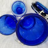 Old blue jars