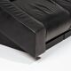 Obliqua two-seater leather sofa, Mario Botta, 1980s